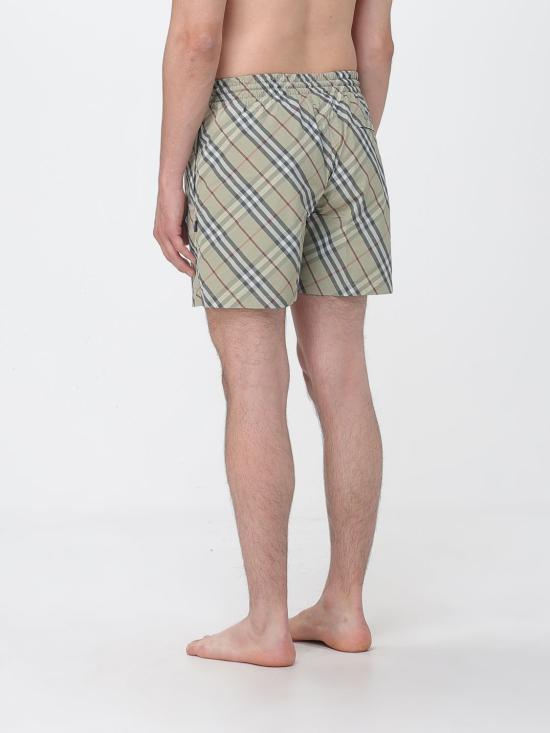 26SS 버버리 체크 스윔팬츠 8121537 Green - BURBERRY