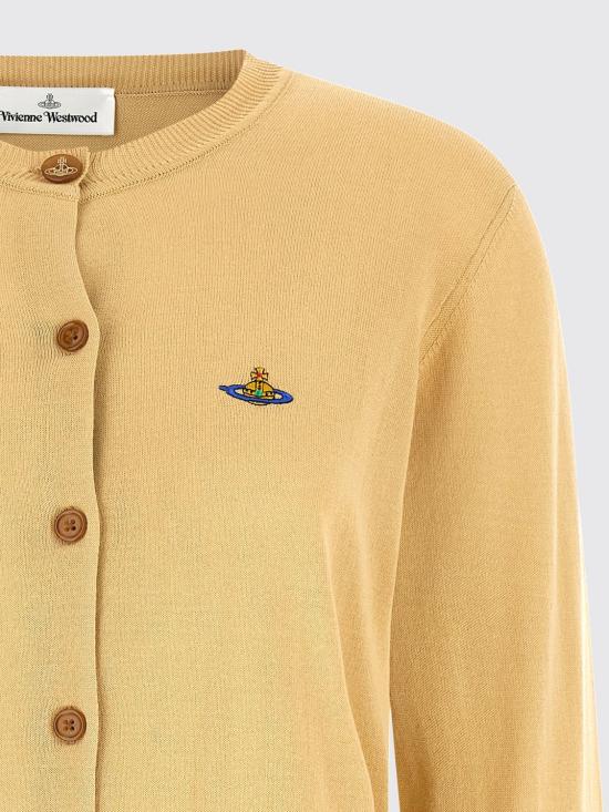 26SS 비비안웨스트우드 BEA 베아 니트 가디건 1803002PY003F C404 Beige - VIVIENNE WESTWOOD