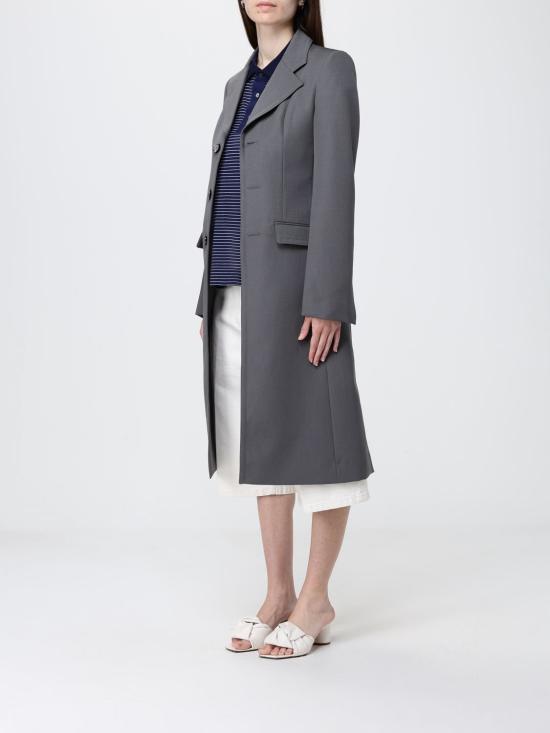 26SS 아미 뉴 울 심플 브레스티드 피티드 코트 FCO475WV01950 516 Grey - AMI