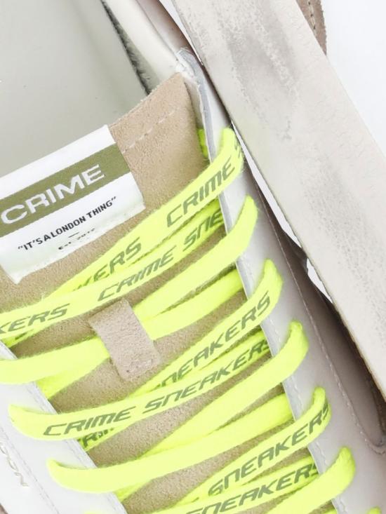 26SS 크라임런던 스니커즈 19001PP8 10 Ivory - CRIME LONDON