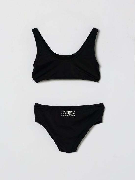 26SS [키즈] MM6 메종마르지엘라 스윔팬츠 M60811MM00P M6900 Black - MM6 MAISON MARGIELA