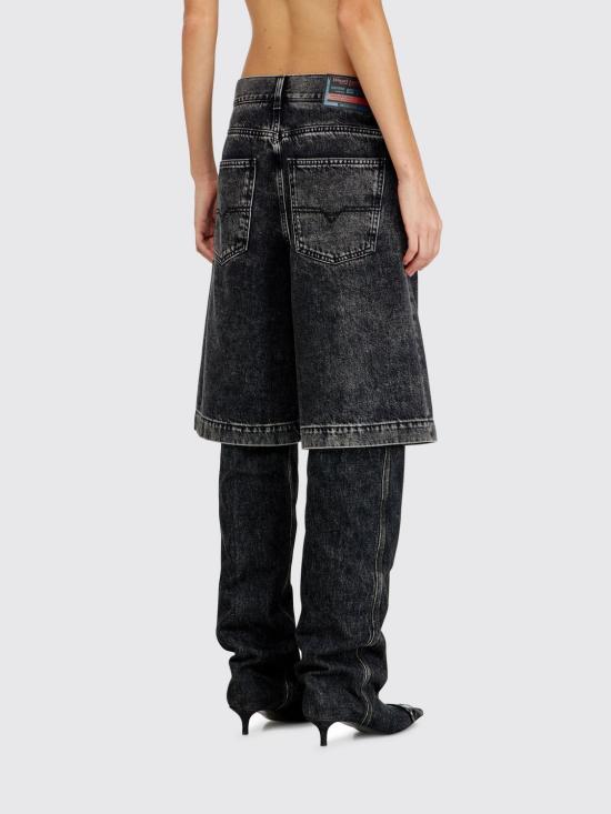 26SS 디젤 숏팬츠 A217190ADCE 02 Black - DIESEL