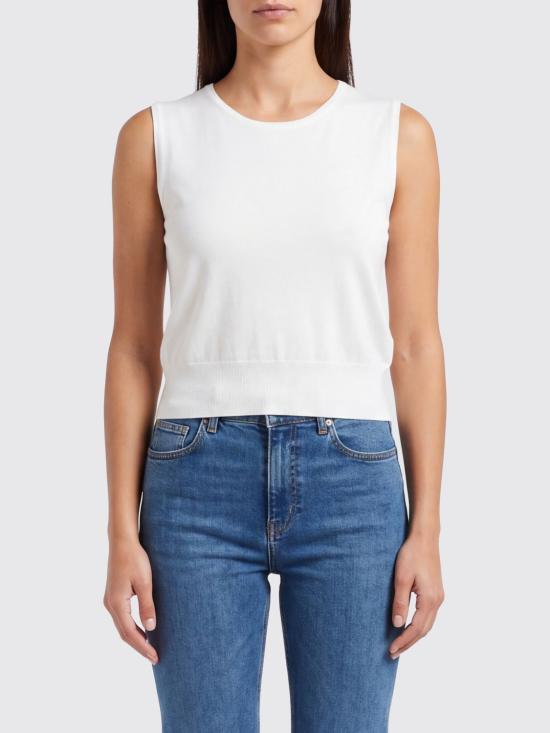 26SS 로베르토 콜리나 탑 261FXA31014 Ecru