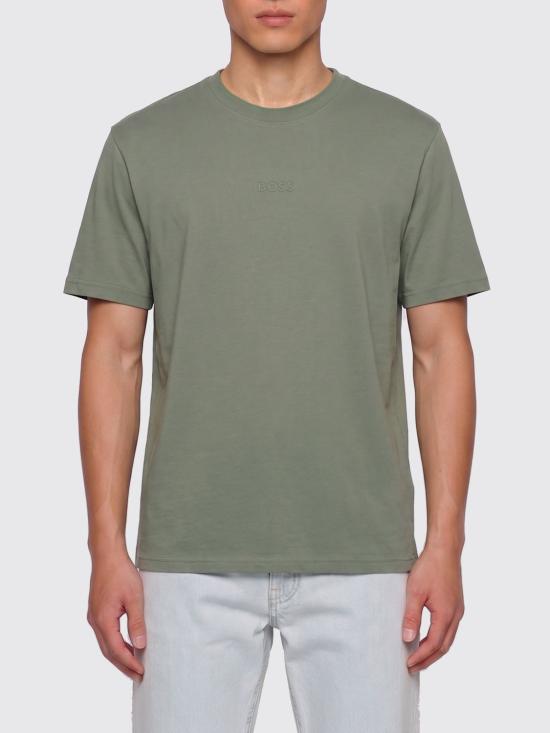 26SS 보스 반팔 티셔츠 50519368 357 Green