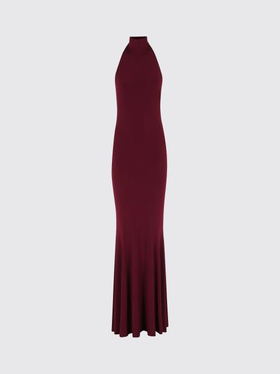 26SS 노마카말리 롱 원피스 KK4253PLB14043 PLUM Red - NORMA KAMALI