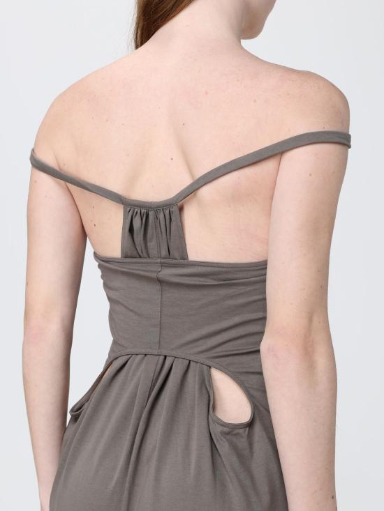 26SS 릭 오웬스 롱 원피스 RP01F6502JA 34 Green - RICK OWENS