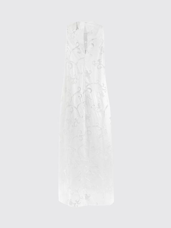 26SS 세미쿠튀르 롱 원피스 S6SL06 A030 White - SEMI-COUTURE