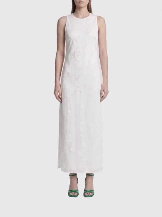 26SS 세미쿠튀르 롱 원피스 S6SL06 A030 White