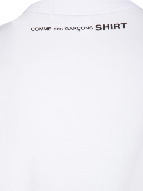 26SS 꼼데가르송 반팔 티셔츠 FQ T003 S26 3 WHITE DOM - COMME DES GARCONS