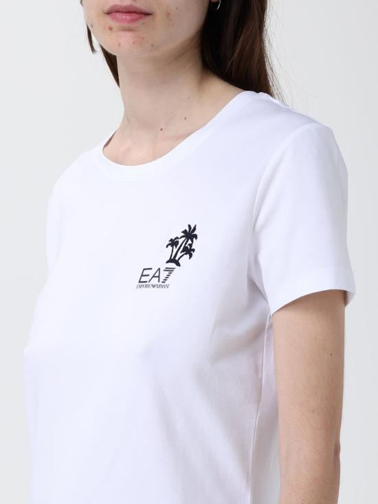 26SS 엠포리오 아르마니 반팔 티셔츠 7W001022AF18401 U0002 White - EMPORIO ARMANI