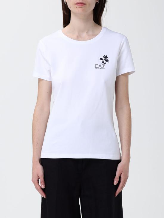 26SS 엠포리오 아르마니 반팔 티셔츠 7W001022AF18401 U0002 White