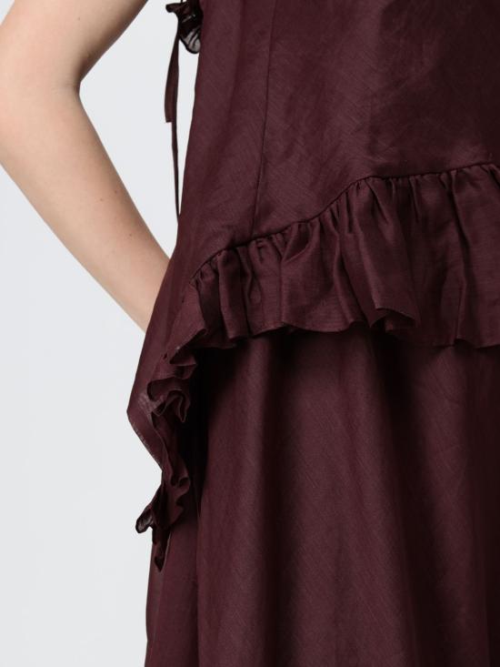 26SS 메이메이즈 롱 원피스 M6EJ01 351 Wine - MEIMEIJ