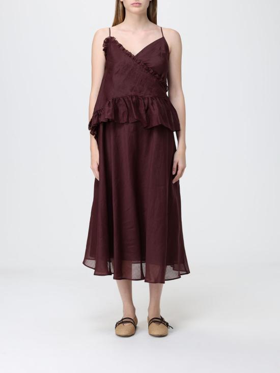 26SS 메이메이즈 롱 원피스 M6EJ01 351 Wine