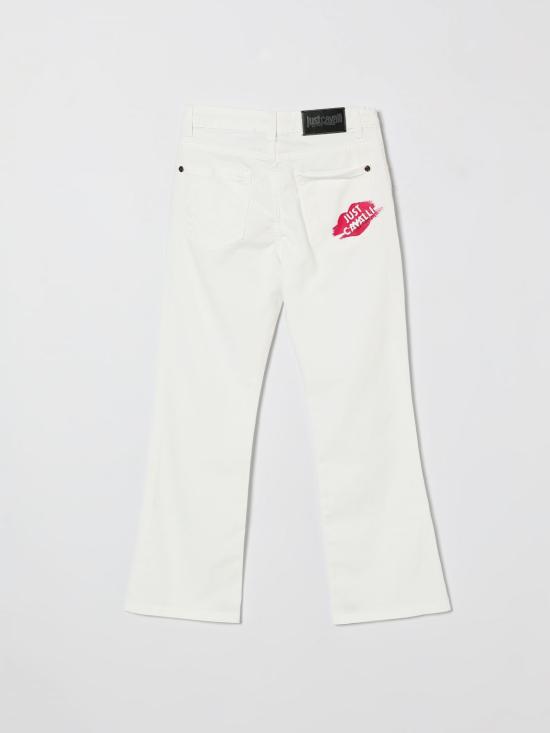 26SS [키즈] 저스트까발리 팬츠 JGP26047PASH White - JUST CAVALLI
