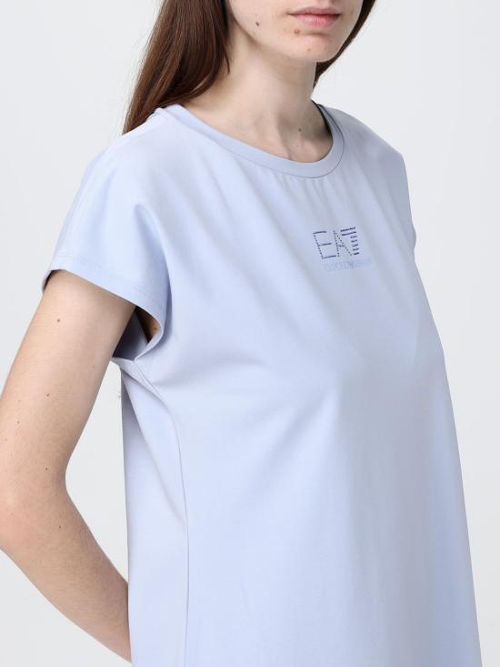 26SS 엠포리오 아르마니 롱 원피스 7W000957AF12484 U9309 Gnawed Blue - EMPORIO ARMANI