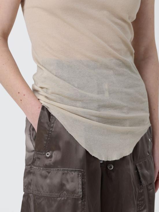 26SS 릭 오웬스 탑 RO01F6101MR1 38 Beige - RICK OWENS
