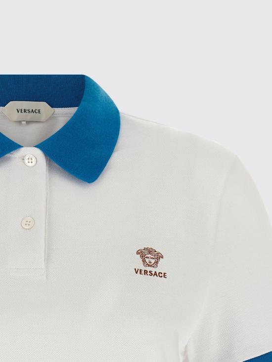 26SS 베르사체 폴로 티셔츠 10242351A17681 2W9H0 Blue - VERSACE