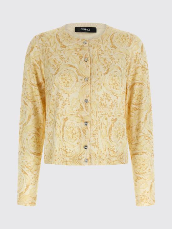 26SS 베르사체 스웨터 10230201A17015 5Y570 Yellow - VERSACE