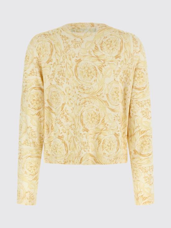 26SS 베르사체 스웨터 10230201A17015 5Y570 Yellow - VERSACE