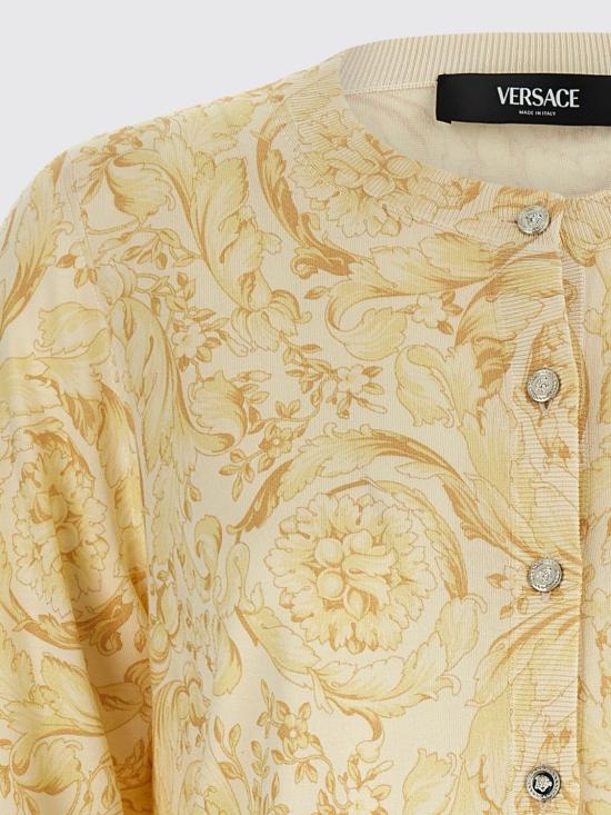 26SS 베르사체 스웨터 10230201A17015 5Y570 Yellow - VERSACE