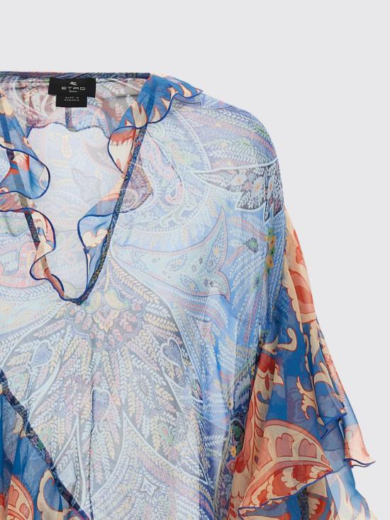 26SS 에트로 탑 WRJA017799SA1Q7 X0887 Gnawed Blue - ETRO