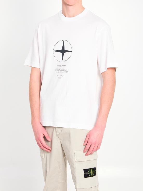 26SS 스톤 아일랜드 반팔 티셔츠 L1S15 2100001 S0363 V0001 WHITE DOM - STONE ISLAND