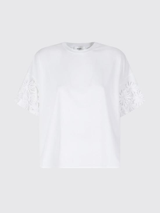 26SS 메이메이즈 반팔 티셔츠 M6EX08 791 White - MEIMEIJ