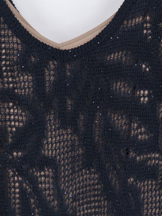 26SS 브루넬로 쿠치넬리 대즐링 워터 릴리 드레스 MDT771A92 C4224 Ocean - BRUNELLO CUCINELLI