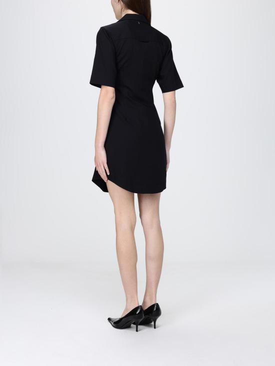 26SS 아미 롱 원피스 FDR660WV0194 001 Black - AMI