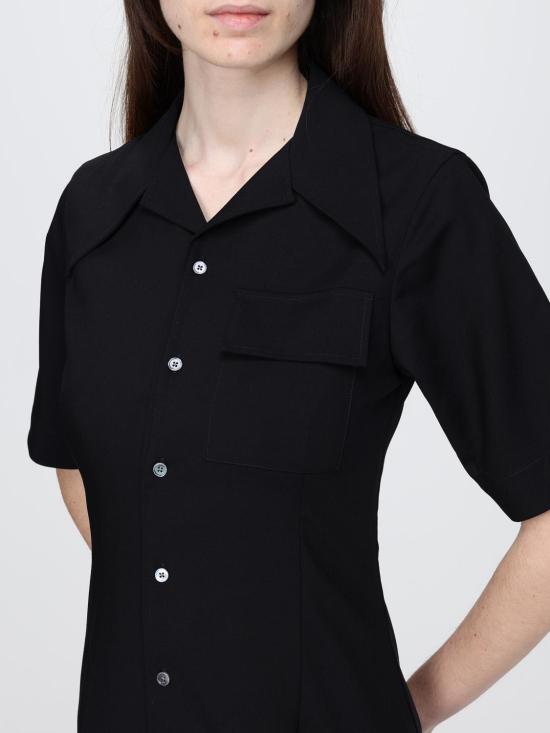 26SS 아미 롱 원피스 FDR660WV0194 001 Black - AMI