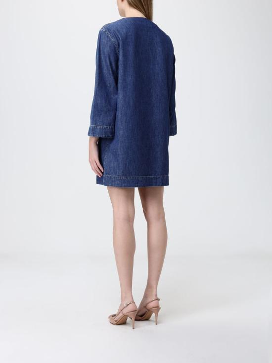 26SS 발렌티노 가라바니 롱 원피스 BDA03B9YA 558 Denim - VALENTINO GARAVANI