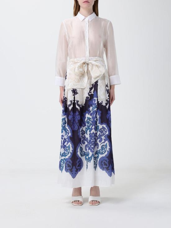 26SS H 꾸뛰르 롱 원피스 HV38864660 BLUETTE Royal Blue