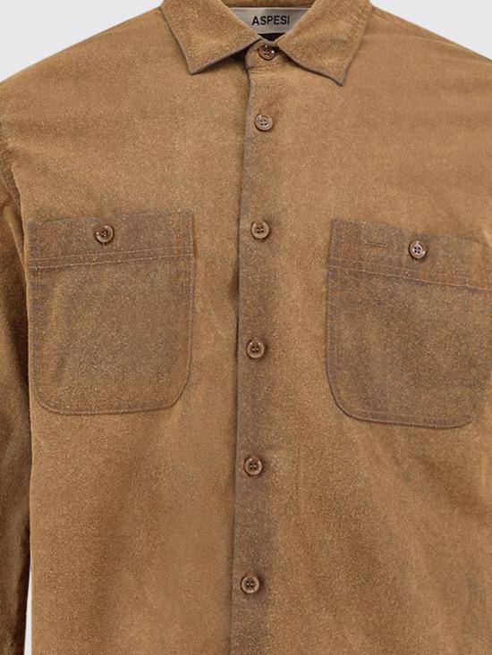 26SS 아스페시 긴팔 셔츠 AEC1D009 10236 Brown - ASPESI