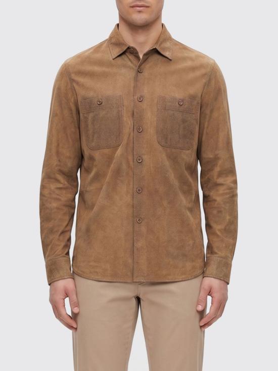 26SS 아스페시 긴팔 셔츠 AEC1D009 10236 Brown