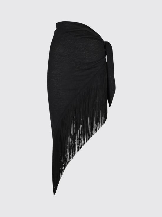 26SS 알라누이 미디 스커트 LWHL033R26KNI001 1010 Black - ALANUI