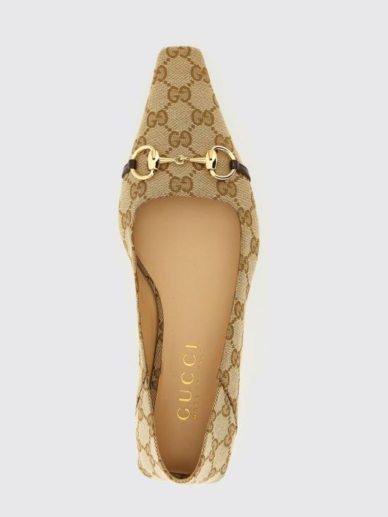 26SS 구찌 플랫 슈즈 865402FAFZD 9167 Beige - GUCCI