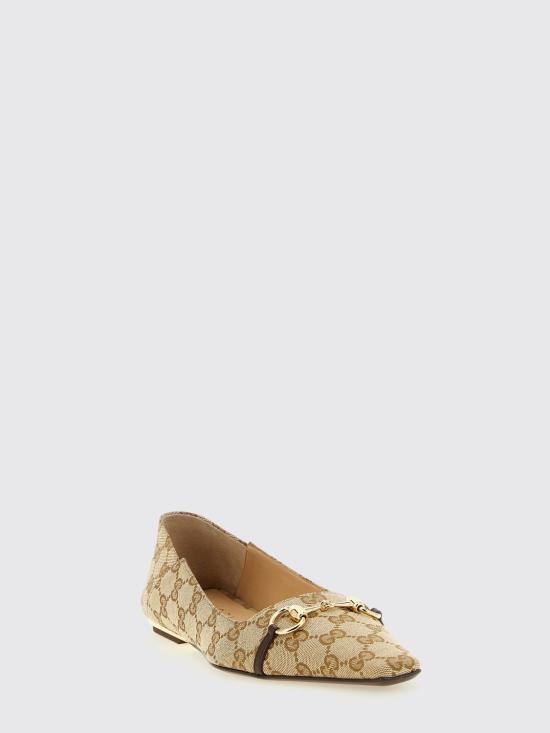 26SS 구찌 플랫 슈즈 865402FAFZD 9167 Beige - GUCCI