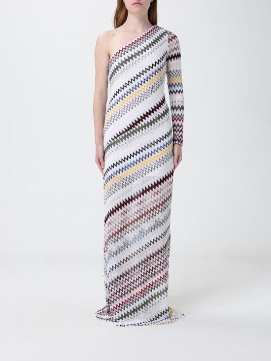 26SS 미소니 롱 원피스 DS26SG1RBR0150 S01K2 White