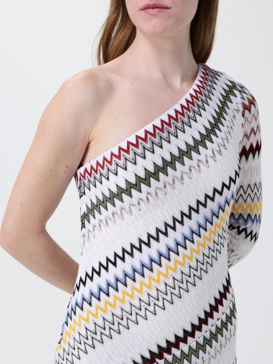 26SS 미소니 롱 원피스 DS26SG1RBR0150 S01K2 White - MISSONI
