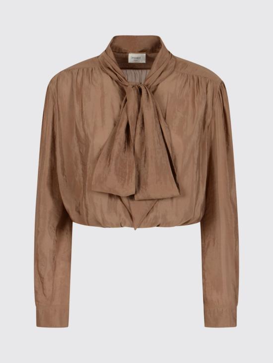 26SS 생로랑 블라우스 856831Y3K31 2005 Brown - SAINT LAURENT