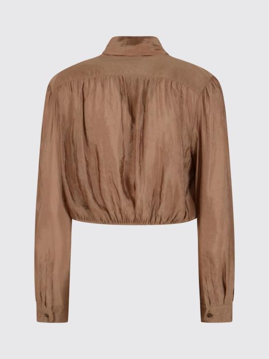 26SS 생로랑 블라우스 856831Y3K31 2005 Brown - SAINT LAURENT