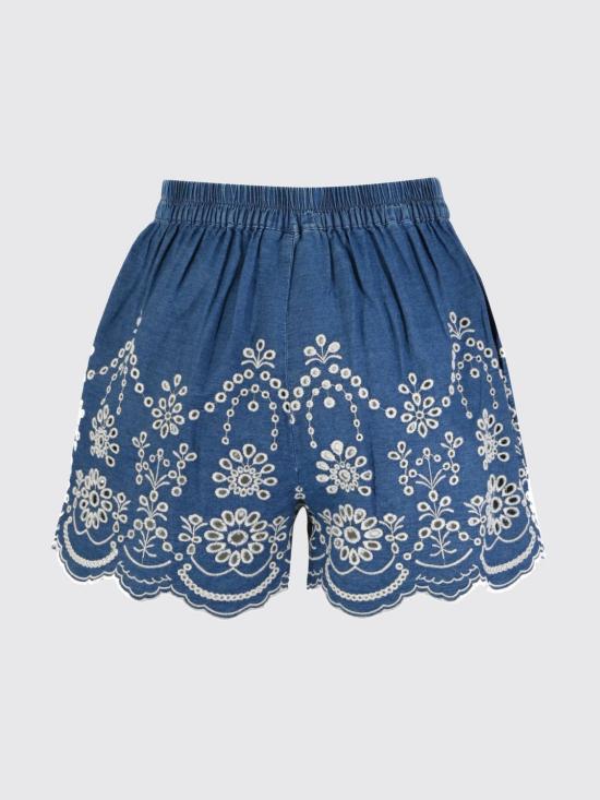 26SS 세인트바쓰 숏팬츠 AMN0001 00473L Gnawed Blue - MC2 SAINT BARTH