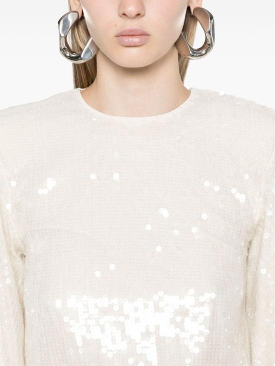 25FW 로테이트 미디 원피스 112873 857 White - ROTATE