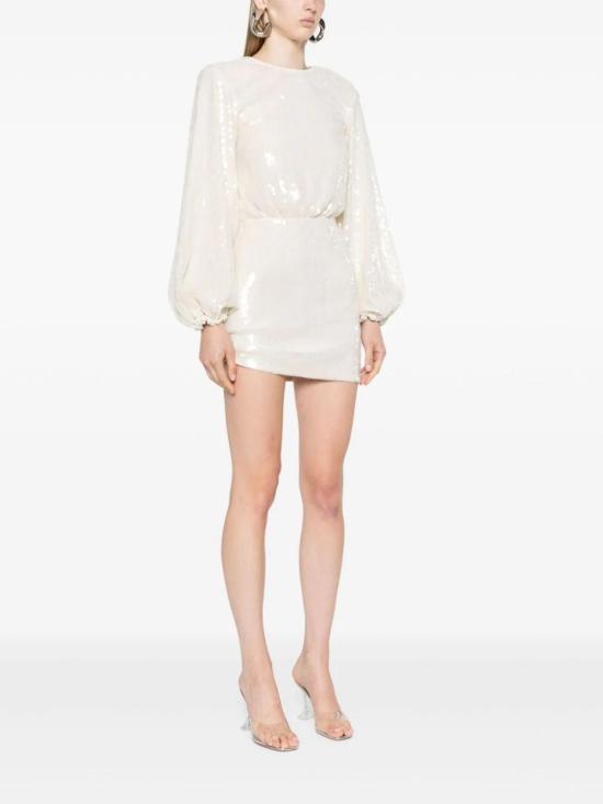25FW 로테이트 미디 원피스 112873 857 White - ROTATE