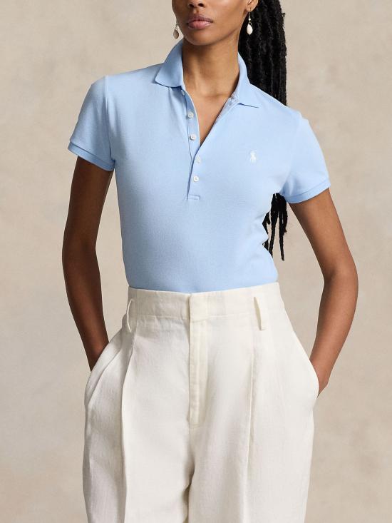 26SS 랄프 로렌 반팔 티셔츠 211B18200 002 Blue - RALPH LAUREN
