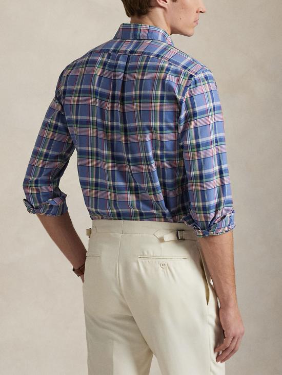 26SS 랄프 로렌 긴팔 셔츠 710922273 005 Blu - RALPH LAUREN