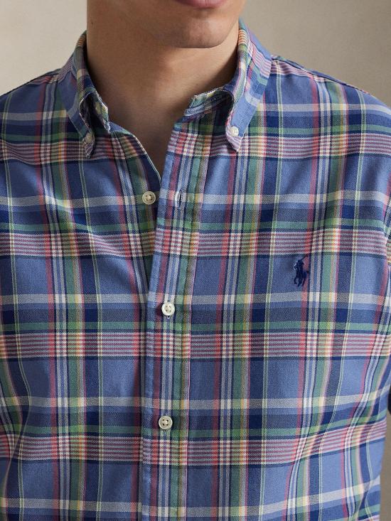 26SS 랄프 로렌 긴팔 셔츠 710922273 005 Blu - RALPH LAUREN