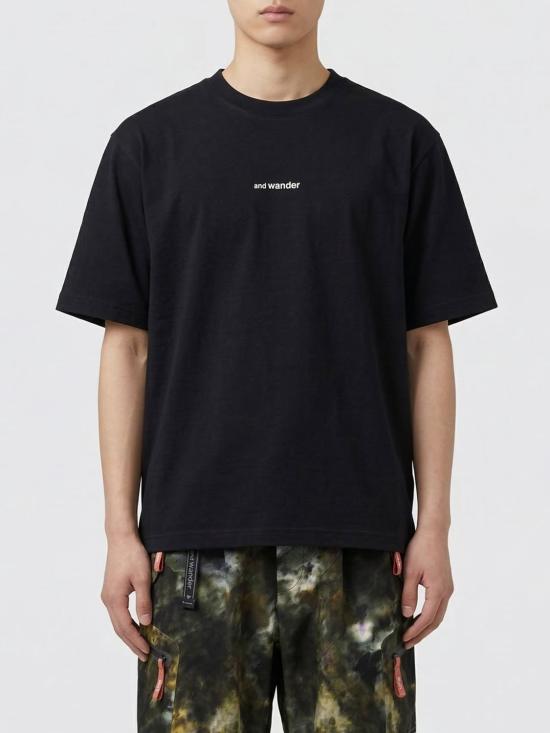 26SS 앤드원더 반팔 티셔츠 5746964035010 BLACK DOM