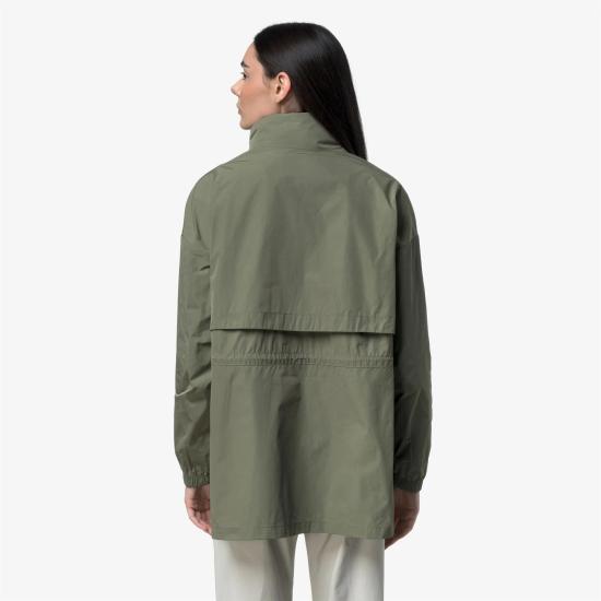 26SS 까웨 자켓 K6132PW V15 GREEN LICHEN - K-WAY