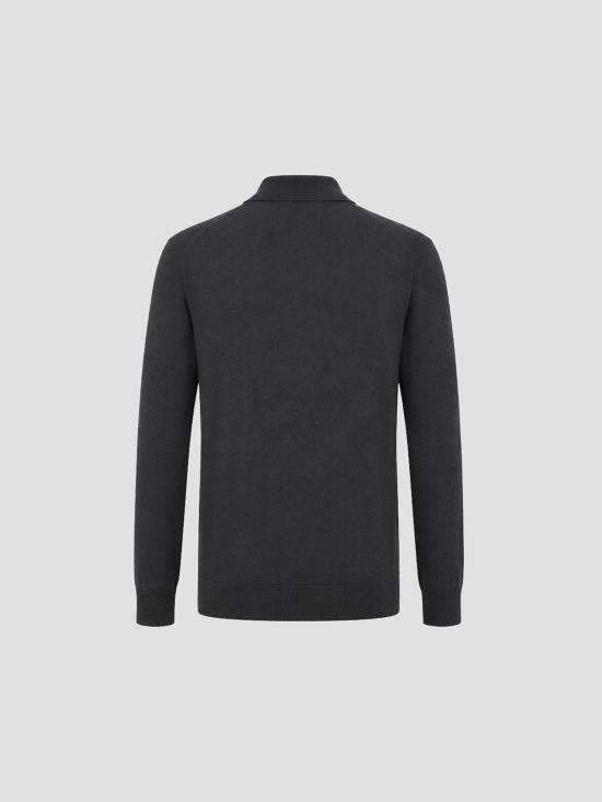 26SS 브루넬로 쿠치넬리 니트 폴로 셔츠 M29800135 CH101 NERO - BRUNELLO CUCINELLI